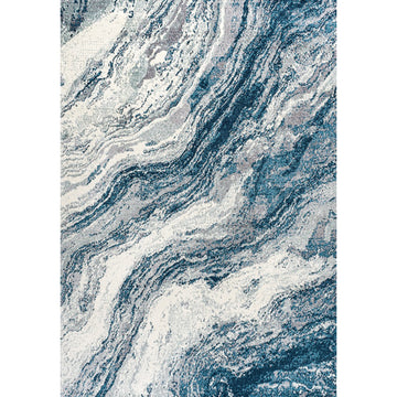 Kassia Contemporary Glam Abstract Marble Area Rug